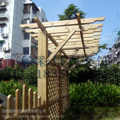 防腐木景观工程 打造庭院中的自然诗意空间